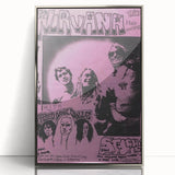 Nirvana Concert Poster – 1990s Sub Pop Seattle Show