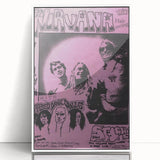 Nirvana Concert Poster – 1990s Sub Pop Seattle Show