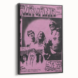 Nirvana Concert Poster – 1990s Sub Pop Seattle Show