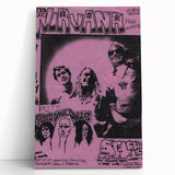 Nirvana Concert Poster – 1990s Sub Pop Seattle Show