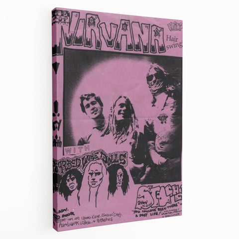 Nirvana Concert Poster – 1990s Sub Pop Seattle Show