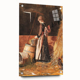 Rustic Farm Art Print - Fresh Eggs by Winslow Homer - Countryside Realism