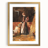Rustic Farm Art Print - Fresh Eggs by Winslow Homer - Countryside Realism