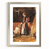 Rustic Farm Art Print - Fresh Eggs by Winslow Homer - Countryside Realism