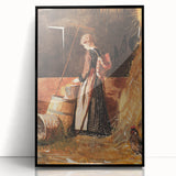 Rustic Farm Art Print - Fresh Eggs by Winslow Homer - Countryside Realism