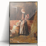 Rustic Farm Art Print - Fresh Eggs by Winslow Homer - Countryside Realism