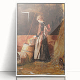 Rustic Farm Art Print - Fresh Eggs by Winslow Homer - Countryside Realism