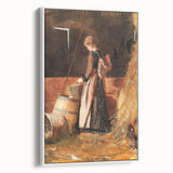 Rustic Farm Art Print - Fresh Eggs by Winslow Homer - Countryside Realism