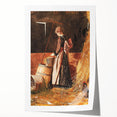 Rustic Farm Art Print - Fresh Eggs by Winslow Homer - Countryside Realism