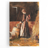 Rustic Farm Art Print - Fresh Eggs by Winslow Homer - Countryside Realism