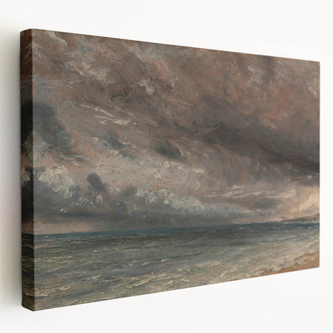 Romanticism Art - Stormy Sea, Brighton by John Constable