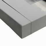 Contemporary Art for Dining Room Walls - Black & Gray Abstract