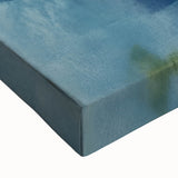 Geometric Abstract Wall Decor – Oceanic Blue Contemporary Canvas