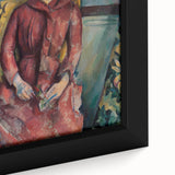 Impressionist Portrait - Madame Cézanne in Red Dress by Cézanne Art