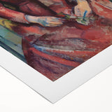 Impressionist Portrait - Madame Cézanne in Red Dress by Cézanne Art