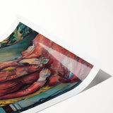 Impressionist Portrait - Madame Cézanne in Red Dress by Cézanne Art