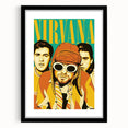 Nirvana Retro Poster – Iconic 90s Band Art Print