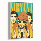 Nirvana Retro Poster – Iconic 90s Band Art Print