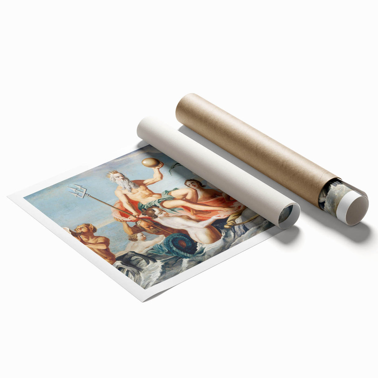Mythological Art Print - The Return of Neptune by John Singleton Copley - Classical God Painting