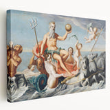 Mythological Art Print - The Return of Neptune by John Singleton Copley - Classical God Painting
