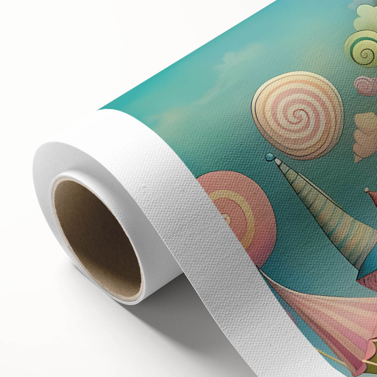 Whimsical Candy Land Girls Room Wall Art - Fantasy Nursery Print