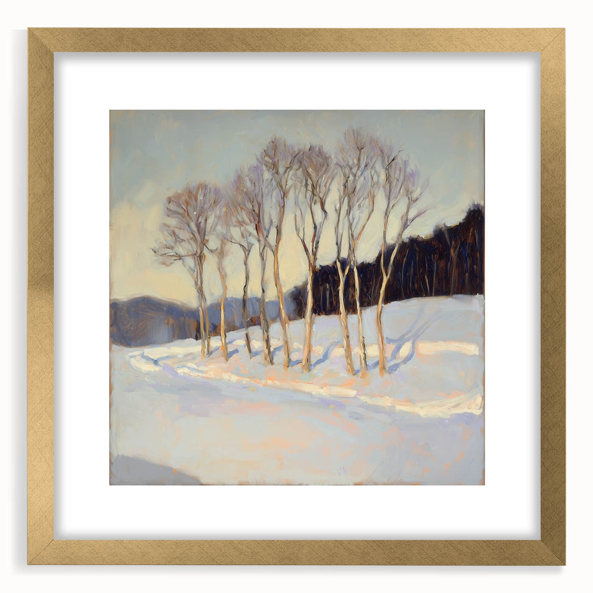 Abstract floral frame artwork in gold, showcasing intricate designs and a matte finish, perfect for home decor or gallery display. Ideal for adding elegance to any space.