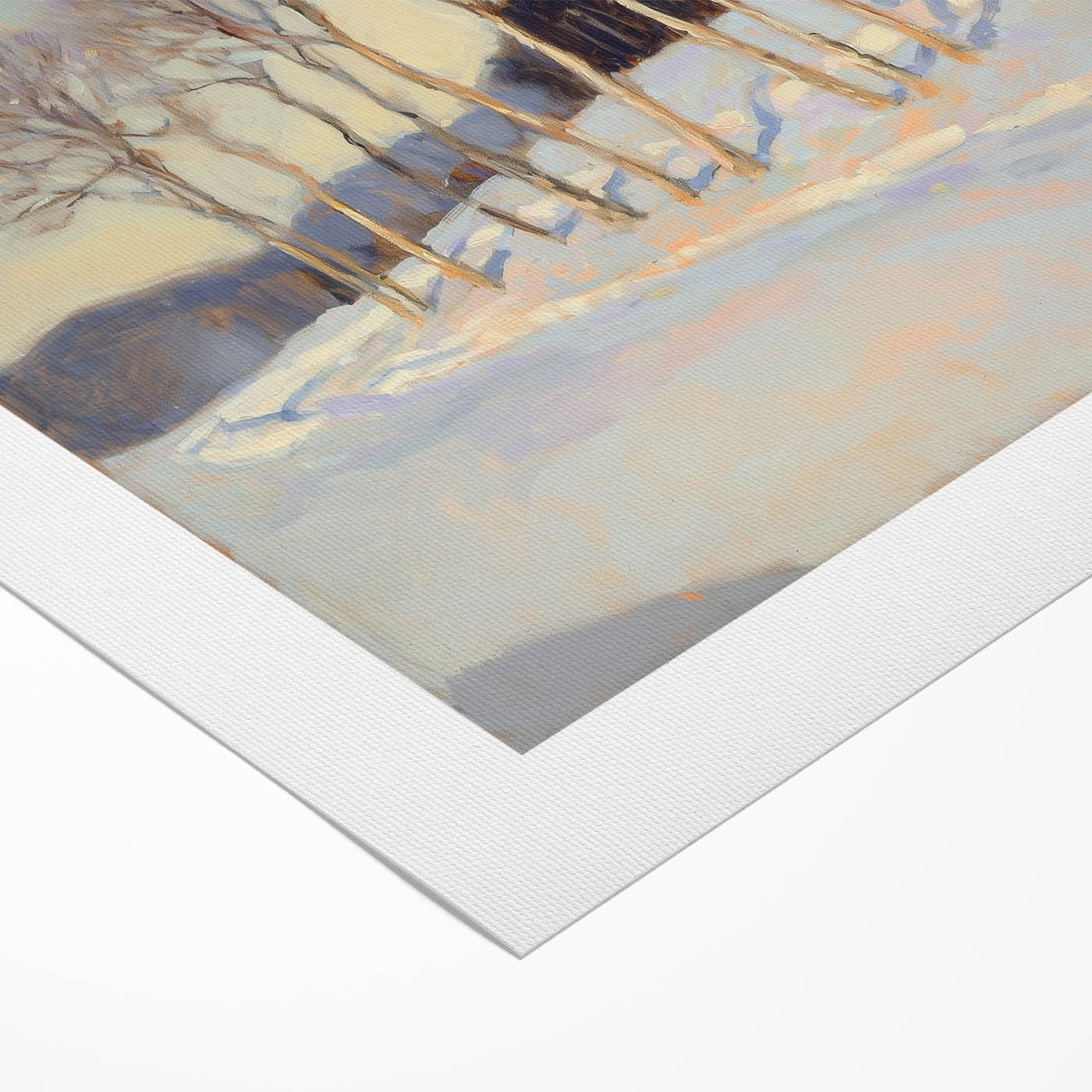 Vibrant abstract floral design on rolled canvas, showcasing bold colors and intricate patterns, perfect for modern home decor. Packaged securely in a sturdy tube.