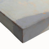 Close-up of an abstract floral design on stretched canvas, showcasing vibrant colors and intricate details, perfect for modern home décor accents.