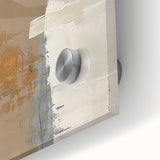 Abstract minimalist wall art design featuring vibrant colors and geometric shapes on acrylic glass, showcasing a modern aesthetic perfect for contemporary decor.