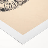 Expressionist Art Nude Study – Abstract Expressionism Wall Art Print