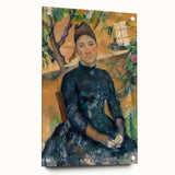 Impressionist Portrait - Madame Cézanne in Conservatory by Cézanne Art