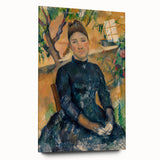 Impressionist Portrait - Madame Cézanne in Conservatory by Cézanne Art