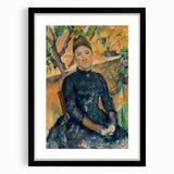 Impressionist Portrait - Madame Cézanne in Conservatory by Cézanne Art