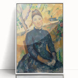 Impressionist Portrait - Madame Cézanne in Conservatory by Cézanne Art