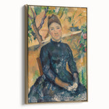 Impressionist Portrait - Madame Cézanne in Conservatory by Cézanne Art