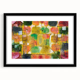 Abstract Modern Art with Nature and Architecture - Trendy Wall Decor