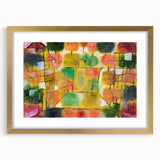Abstract Modern Art with Nature and Architecture - Trendy Wall Decor