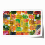 Abstract Modern Art with Nature and Architecture - Trendy Wall Decor