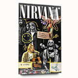 Nirvana "In Utero" Poster – Iconic 90s Grunge Band Art