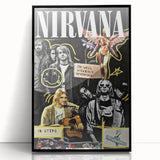 Nirvana "In Utero" Poster – Iconic 90s Grunge Band Art