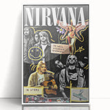 Nirvana "In Utero" Poster – Iconic 90s Grunge Band Art