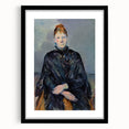 Impressionist Portrait - Madame Cézanne in Black by Cézanne Wall Art