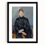 Impressionist Portrait - Madame Cézanne in Black by Cézanne Wall Art
