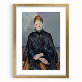 Impressionist Portrait - Madame Cézanne in Black by Cézanne Wall Art
