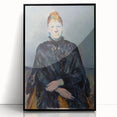 Impressionist Portrait - Madame Cézanne in Black by Cézanne Wall Art
