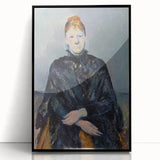 Impressionist Portrait - Madame Cézanne in Black by Cézanne Wall Art