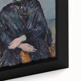 Impressionist Portrait - Madame Cézanne in Black by Cézanne Wall Art