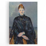 Impressionist Portrait - Madame Cézanne in Black by Cézanne Wall Art