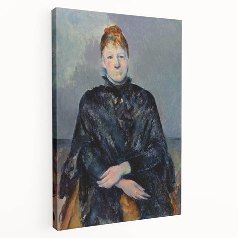 Impressionist Portrait - Madame Cézanne in Black by Cézanne Wall Art
