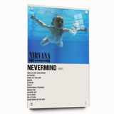 Nirvana Nevermind Poster - Retro 90s Wall Art - Vintage Rock Art Print